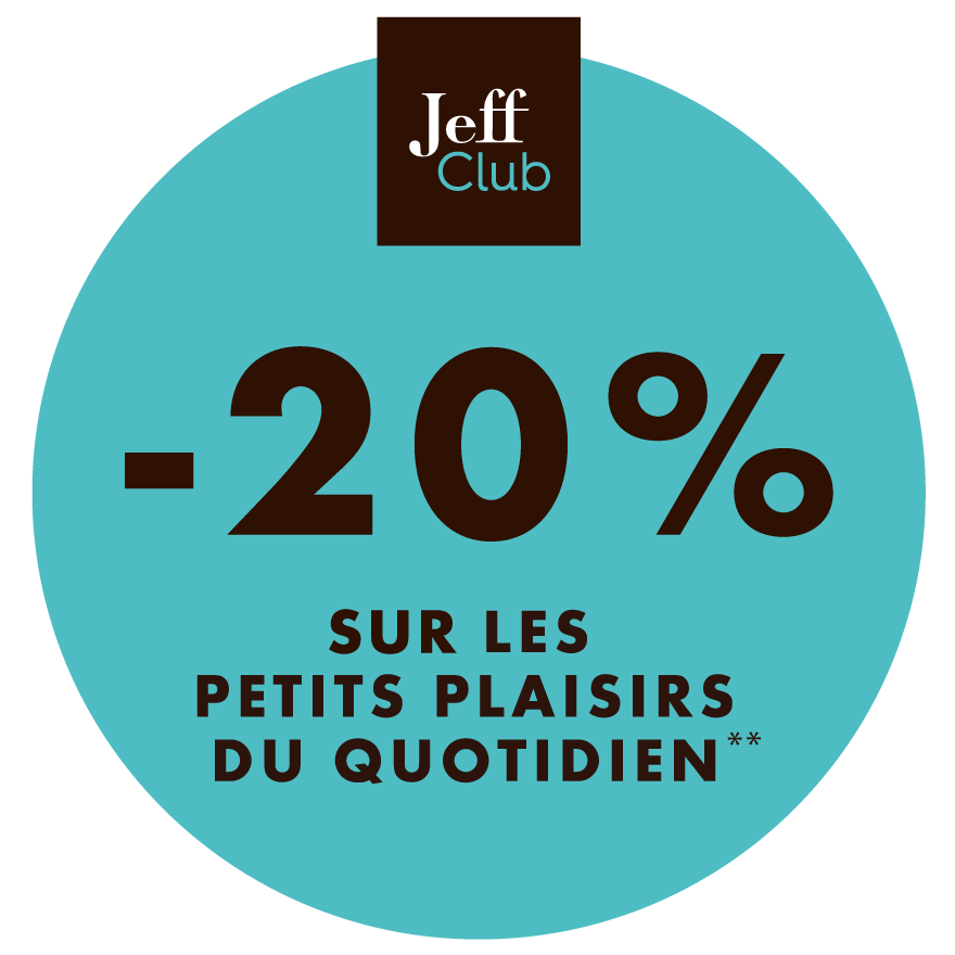 JEFF DE BRUGES  - -20% de réduction